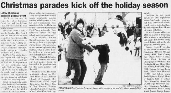 Christmas parades kick off holiday season